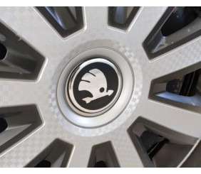 Наклейки на ковпачки 54мм (4шт) для Skoda