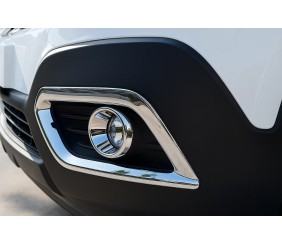 Накладки на протитуманки Libao (2 шт, пласт) для Opel Mokka 2012-2021 рр