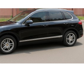 Молдінги дверні Libao (4 шт, пласт) для Porsche Cayenne 2010-2017 рр