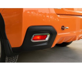 Накладки на задні габарити Libao (2 шт, пласт) для Subaru XV 2011-2017 рр