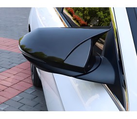 Накладки на дзеркала із вирізом під поворот BMW-style (2 шт) для Hyundai I-30 2012-2017 рр