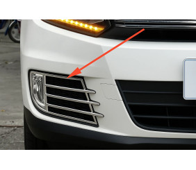 Накладки на протитуманки Libao 2011-2016 для Азіату (2 шт, пласт) для Volkswagen Tiguan рр