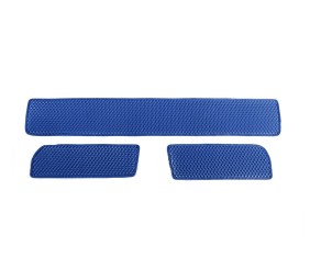 Килимки на пороги (3 шт, EVA, сині) для Mercedes Sprinter W906 2006-2018 рр