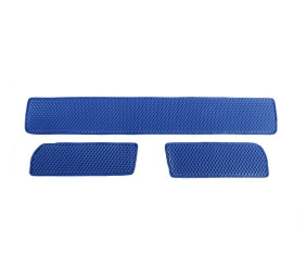 Килимки на пороги (3 шт, EVA, сині) для Volkswagen Crafter 2006-2016 рр