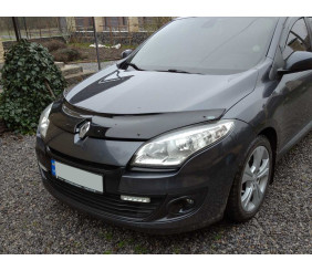 Дефлектор капота 2009-2013 (EuroCap) для Renault Megane III рр