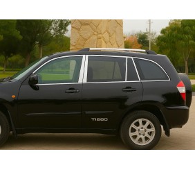 Повне окантування скла 2010-2014 (4 шт, Libao) для Chery Tiggo 1 рр