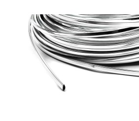 Хром молдинг на метраж П-подібний sal19a (1 метр, 8.5 мм)