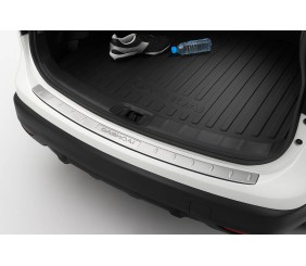 Накладка на задній бампер Libao (2014-2017, нерж) для Nissan Qashqai рр