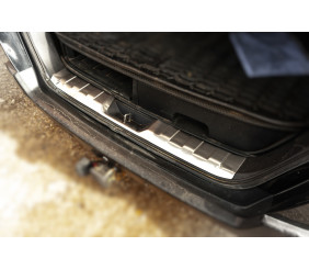 Накладка на задній поріг 2007-2010 (нерж) для Nissan X-trail T31 рр