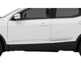 Молдинг дверний Libao V2 (4 шт, нерж.) для Nissan Qashqai 2014-2021 рр