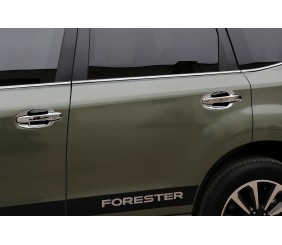 Накладки під ручки Libao (4 шт, пласт) для Subaru Forester 2013-2018 рр