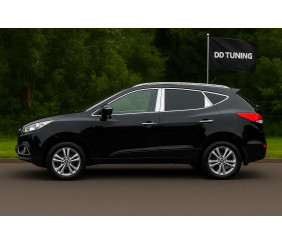 Повна окантовка стекол та стійок LIBAO (20 шт, нерж.) для Hyundai IX-35 2010-2015 рр