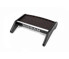 Полиця на панель (2010-2014, Чорна з червоною ниткою) для Nissan Primastar рр