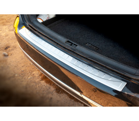 Накладка на задній бампер OmsaLine МАТ (Sedan, нерж) для Volkswagen Passat B7 2012-2015 рр