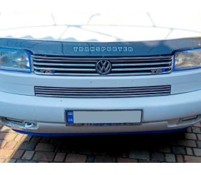 Рамка під номер хром Transporter (1 шт, нержавіюча сталь) для Volkswagen T4 Caravelle/Multivan 1990-2003 рр