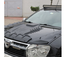 Комплект накладок на капот DRAGON (3 шт) для Renault Duster 2008-2017 рр