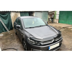 Дефлектор капота (EuroCap) для Citroen C-Elysee 2013-2022 рр
