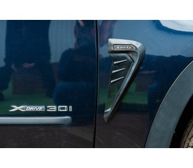 Універсальні вентиляційні накладки на крила тип-C (імітація, 2 шт, гума)