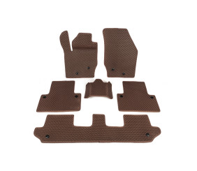 Килимки (EVA, цегляні) 5 місний, 2 ряди для Volvo XC90 2002-2014 рр