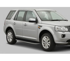 Бокові пороги Libao (2 шт., Алюміній) для Land Rover Freelander II 2006-2014 рр
