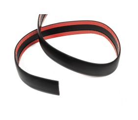 Чорний молдинг на метраж sal125 (1 метр, 49 мм)