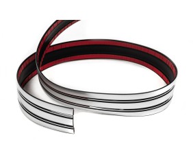 Хром молдинг на метраж sal93 (1 метр, 43 мм)