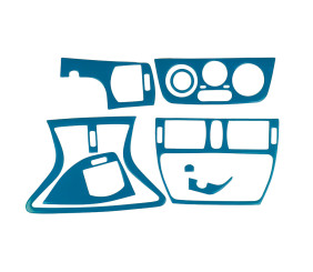 Накладки на панель (синій колір) для Fiat Marea 1996-2007 рр