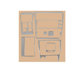 Накладки на панель (алюміній) для Toyota Corolla 1993-1998 рр