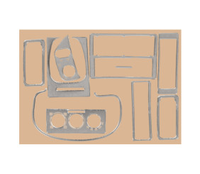 Накладки на панель 1994-1999 (алюміній) для Volkswagen Polo рр