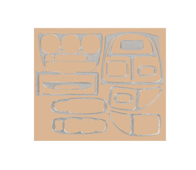 Накладки на панель (алюміній) для Hyundai Accent 2000-2006 рр