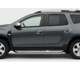 Бокові пороги OEM (2 шт., Алюміній) для Dacia Duster 2018-2024 рр