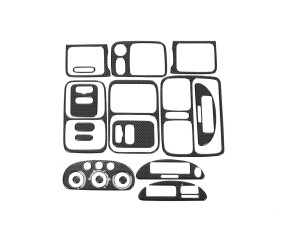 Накладки на панель Карбон для Renault Clio II 1998-2005 рр