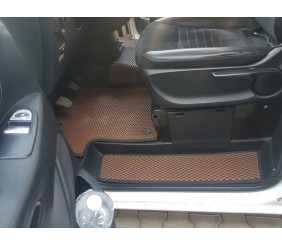 Килимки на пороги (3 шт, EVA, цегляні) для Mercedes Vito/V-class W447 2014- рр