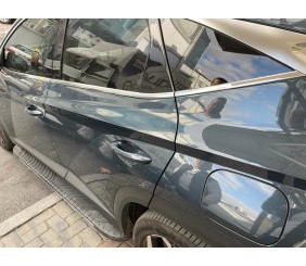 Нижня окантовка вікон (6 шт, нерж) Carmos - турецька сталь для Hyundai Tucson NX4 2021- рр