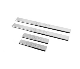 Накладки на пороги Carmos V2 (4 шт, нерж) для Citroen C-Elysee 2013-2022 рр