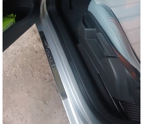 Накладки на пороги Carmos V2 (4 шт, нерж) для Volkswagen Golf 7/E-Golf 2012-2020 рр