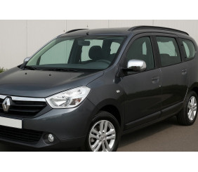 Накладки на дзеркала (2 шт, ABS) для Renault Lodgy 2013-2022 рр