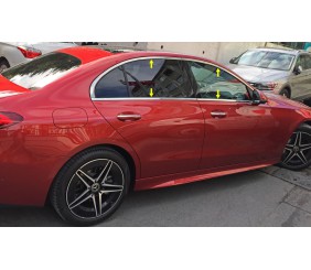 Повна окантовка вікон (нерж) для Mercedes C-class W206 2022- рр