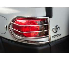 Захист задніх фонарів (нержавійка, 2 шт) для Toyota FJ Cruiser 2006-2022 рр