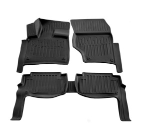 Килимки Stingray 3D (5 шт, поліуретан) для Ауди Q7 2005-2015 рр