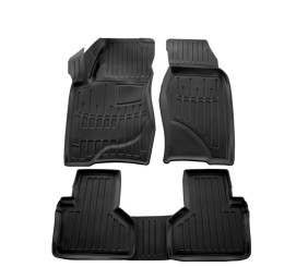 Килимки Stingray 3D (4 шт, поліуретан) для Chevrolet Niva 1998-2020 рр