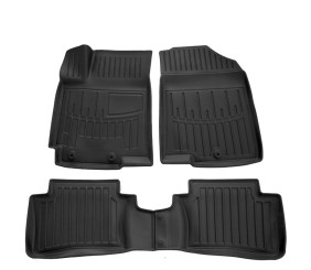 Килимки Stingray 3D (4 шт, поліуретан) для Hyundai Accent 2011-2017 рр