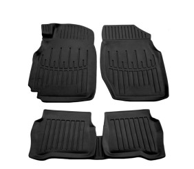 Килимки Stingray 3D (5 шт, поліуретан) для Nissan Almera B10 Classic 2006-2012 рр