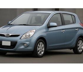 Накладки на ручки (4 шт., нерж.) OmsaLine - Італійська нержавійка для Hyundai I-20 2008-2012 рр