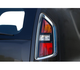 Накладка на стопи (2 шт, нерж.) для Kia Soul I 2008-2013 рр