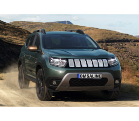 Передня решітка (сіра) для Dacia Duster 2018-2024 рр