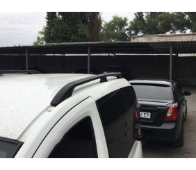 Рейлінги чорні Металеві ніжки для Citroen Nemo 2007-2017 рр