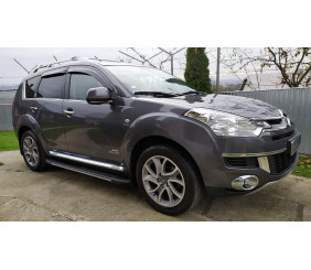 Бокові пороги Bosphorus Grey (2 шт., алюміній) Довга база для Opel Combo 2019- рр