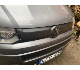 Зимова накладка на верхню решітку Матова для Volkswagen T5 2010-2015 рр