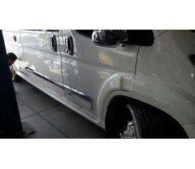 Бокові пороги під покраску (Meliset) для Peugeot Boxer 2006-2025 рр